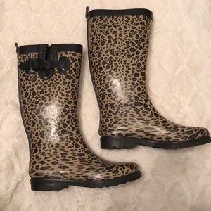 Cheetah Rain Boots